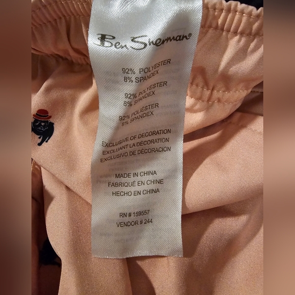 Ben Sherman Pink Blossom Bulldog Men's Size Medium Swim Trunks - Picture 3 of 9